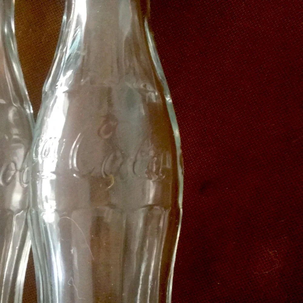 Vintage 1950’S Coca-Cola Glass Bottles SALT & PEPPER SHAKERS - Picture 6 of 9